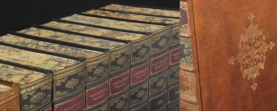 Faux fake books Antique spines