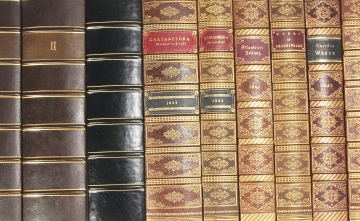 Leather Fake Faux Books