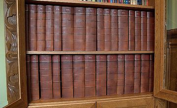 Antique Vellum Book Spines