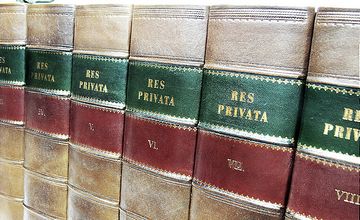 Antique Vellum Book Spines